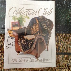Longaberger 1999 Collector's Club Cotton Throw